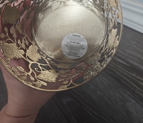 Bath & Body Works Owl Candle Holder with Colorful Leaves - Picture 3 of 4